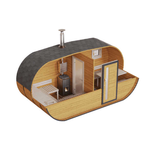 fasssauna oval Big Cutaway Acacia